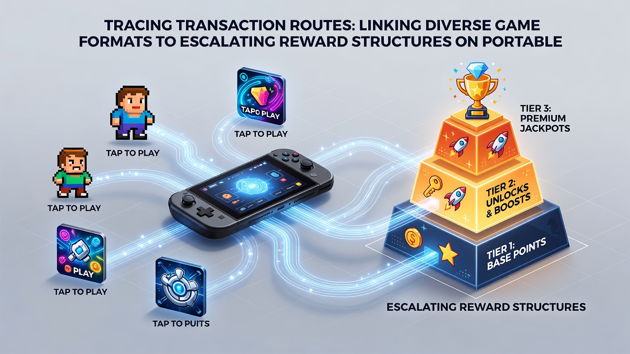 Detailed view of mobile wallet flows linking casino games to VIP reward escalations
